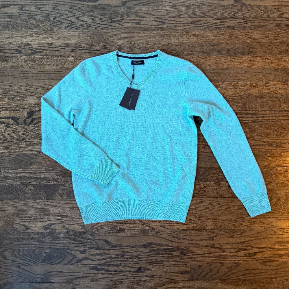 Gender Neutral Naadam Cashmere V-Neck Sweater